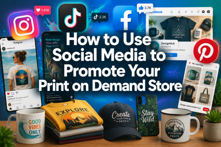 How to Use Social Media to Promote Your Print on Demand Store