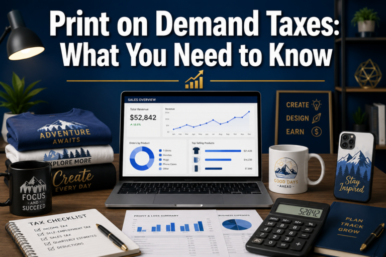 Print on Demand Taxes: What You Need to Know